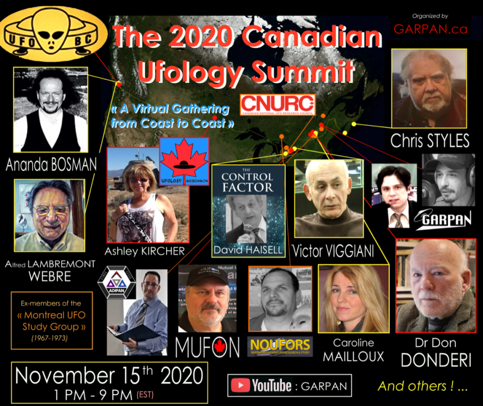 Video of the : 2020 Canadian UFOlogy Summit now uploaded! Video of the : 2020 Canadian UFOlogy Summit now uploaded!