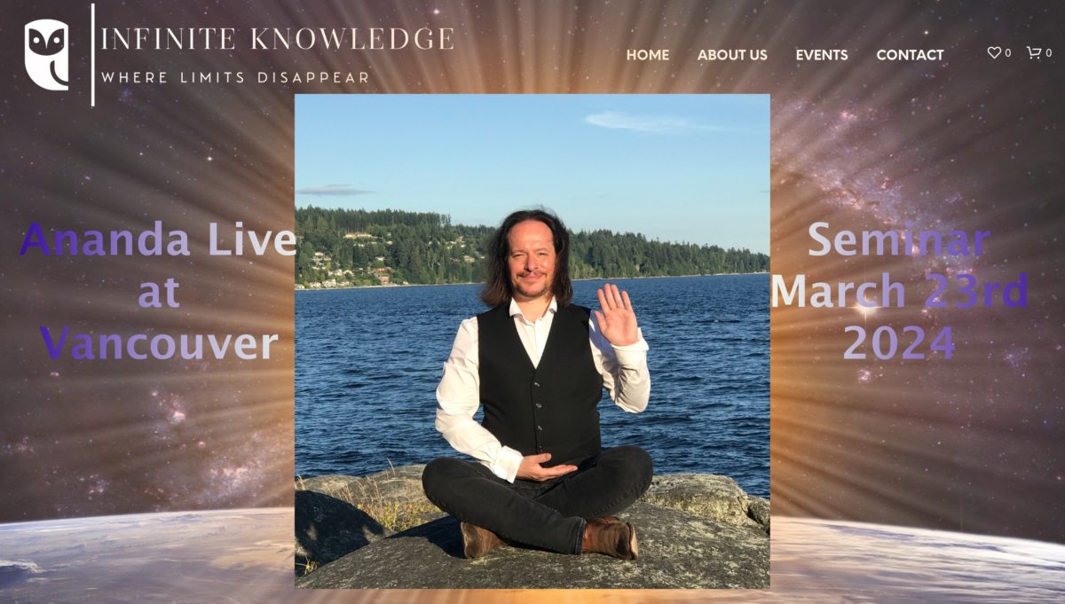 March 23rd: Ananda Live in Vancouver~ 1-Day Seminar